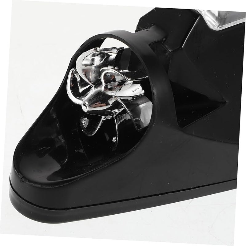 Black LED Shark Fin Antenna Car Roof Decoration Wind Resistant Aerial Replacement - Image 3